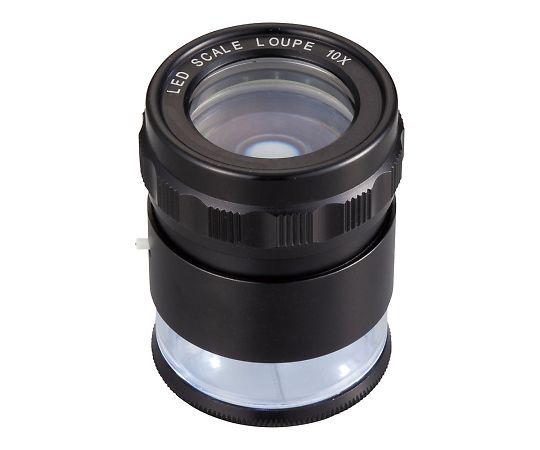 LEDライト付スケールルーペ　10×画像