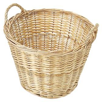 売れ筋籐かご（柳丸）画像