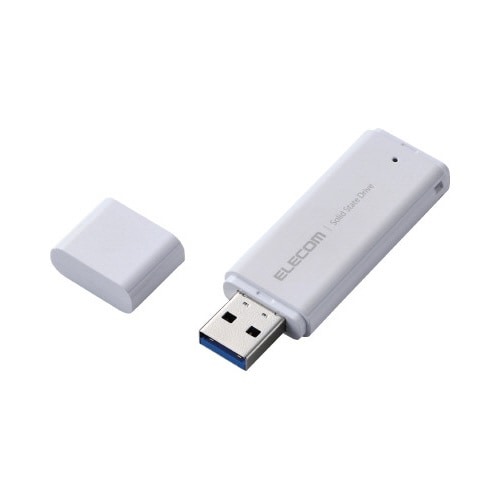 外付けＳＳＤ　２５０ＧＢ　耐衝撃　超小型　ホワイト画像