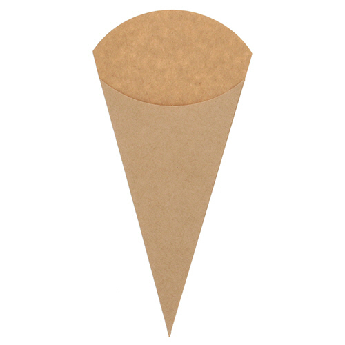 ｽﾅｯｸ三角袋 10-22 未晒無地 1ｾｯﾄ(3000枚:100枚×30ﾊﾟｯｸ)画像