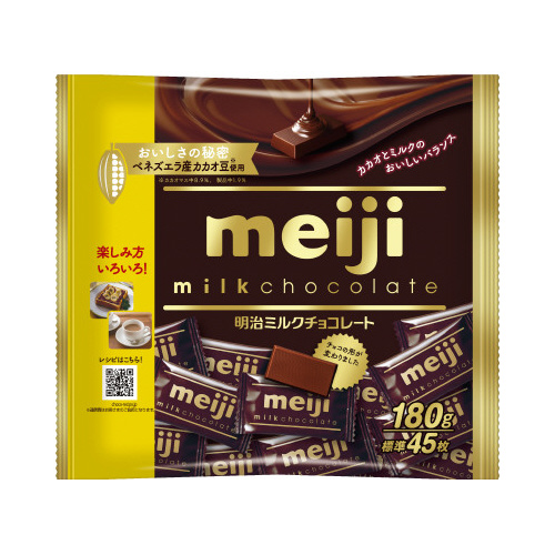 明治ミルクチョコビッグパック180g画像