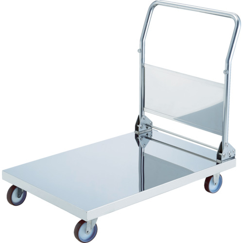 折りたたみ式ｵｰﾙｽﾃﾝ台車 800×450 φ100NU 1台画像