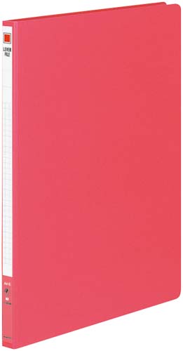 レバーファイルＭＺ　赤　Ａ４縦背幅２０ｍｍ１０冊