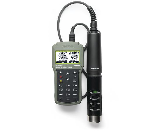 Bluetooth搭載　投げ込み式多項目測定器画像