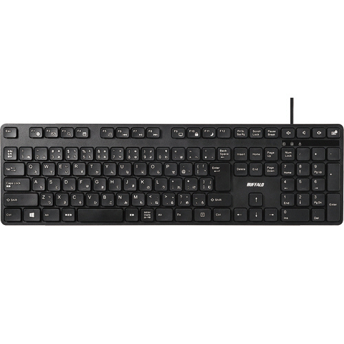 USB接続 有線ﾌﾙｷｰﾎﾞｰﾄﾞ 静音設計 ﾌﾞﾗｯｸ 1台画像