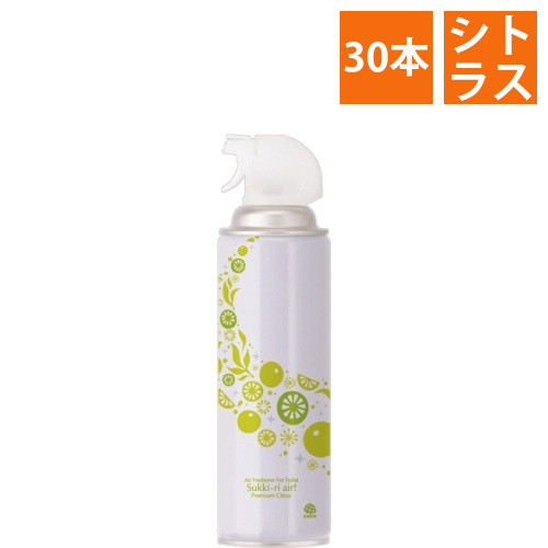 トイレの消臭スプレー　スッキーリエア!　プレミアムシトラスの香り　350mL　1セット(30本)画像