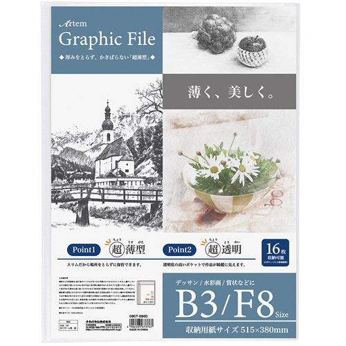 ｱｰﾃﾑ ｸﾞﾗﾌｨｯｸﾌｧｲﾙ B3･F8 ｸﾘｱ 1冊画像