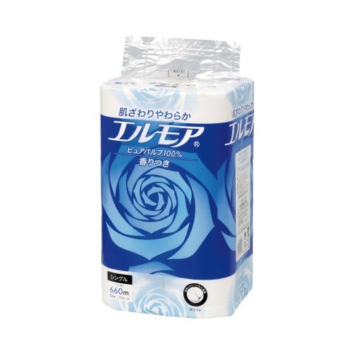 エルモア　１２ロール　シングル　花の香り×８画像