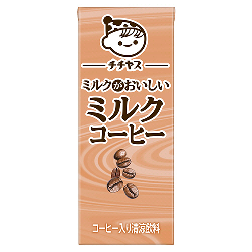 ﾁﾁﾔｽ ﾐﾙｸがおいしいﾐﾙｸｺｰﾋｰ 200ml 紙ﾊﾟｯｸ 1ｹｰｽ(24本)画像