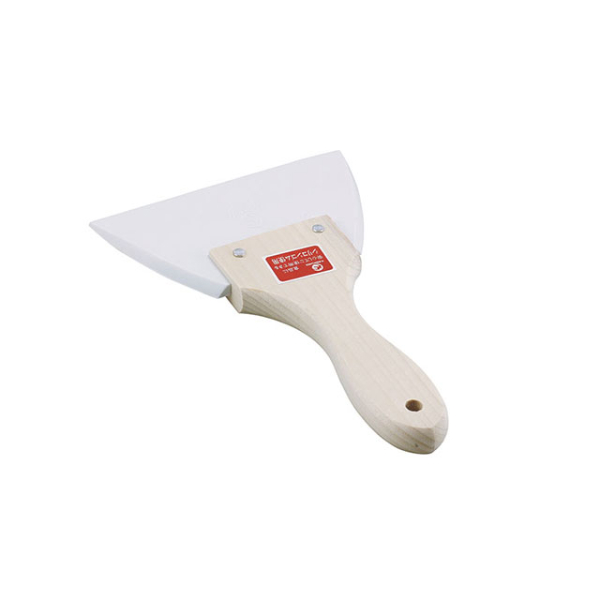 調理用品 ニュー木柄三角シリコンゴムヘラ特大 カンダ画像