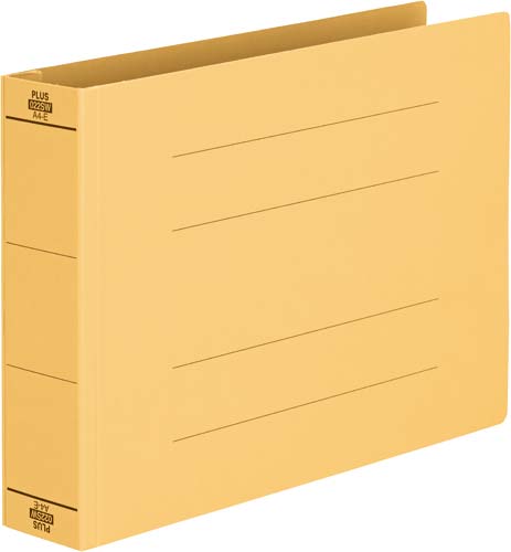 フラットファイル厚とじ５００　Ａ４Ｅ　イエロー１冊画像