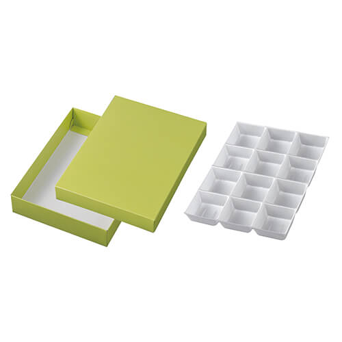 和生カップ　若芽色１２　トレー付画像