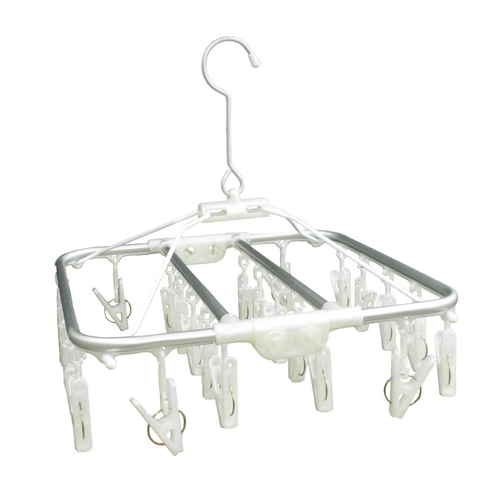 洗濯ハンガー アルモア 角ハンガー ピンチ24個付画像