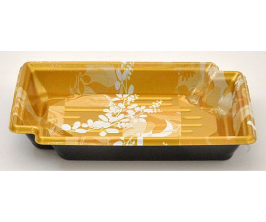 刺身・鮮魚容器 CFかく鉢 17-11 みずえ金-BK本体 1200枚画像
