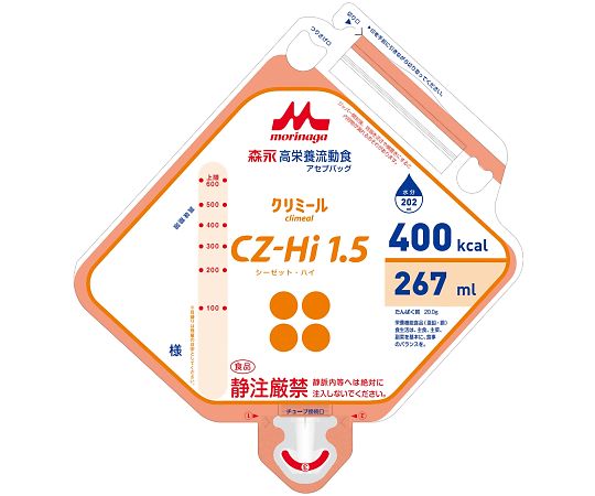 高栄養流動食 CZ-Hi1.5アセプバッグ（267）1箱（16袋入）画像