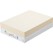 αｴｺｶﾗｰﾍﾟｰﾊﾟｰII B4 ﾗｲﾄｸﾘｰﾑ 1冊(500枚)画像