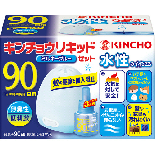 水性ｷﾝﾁｮｳﾘｷｯﾄﾞ 90日 無臭性 ﾐﾙｷｰﾌﾞﾙｰｾｯﾄ 1ﾊﾟｯｸ画像