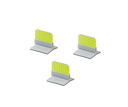 反射板　フレックスデリ（R）ECO　ライムイエロー　5個入画像