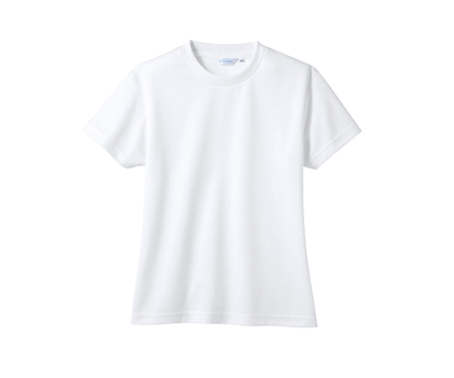 Ｔシャツ 男女兼用 半袖ネット付 白画像