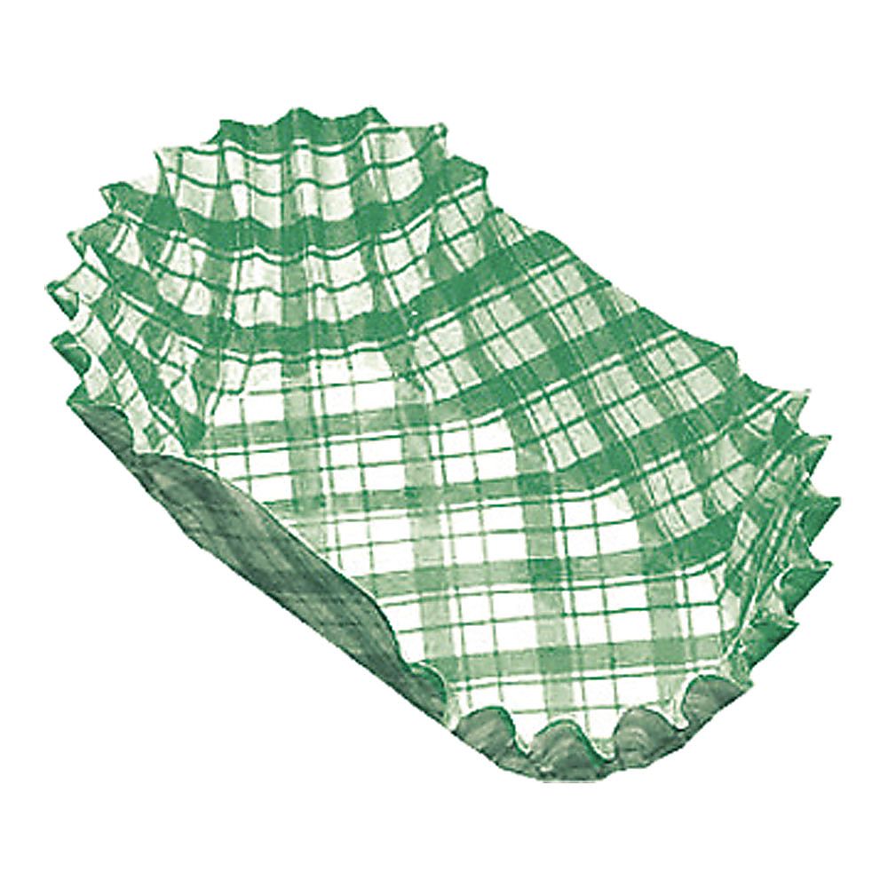 紙カップ ココケース小判型(500枚入) 緑画像