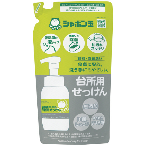 ｼｬﾎﾞﾝ玉台所用せっけん泡ﾀｲﾌﾟ つめかえ用 275mL 1個画像