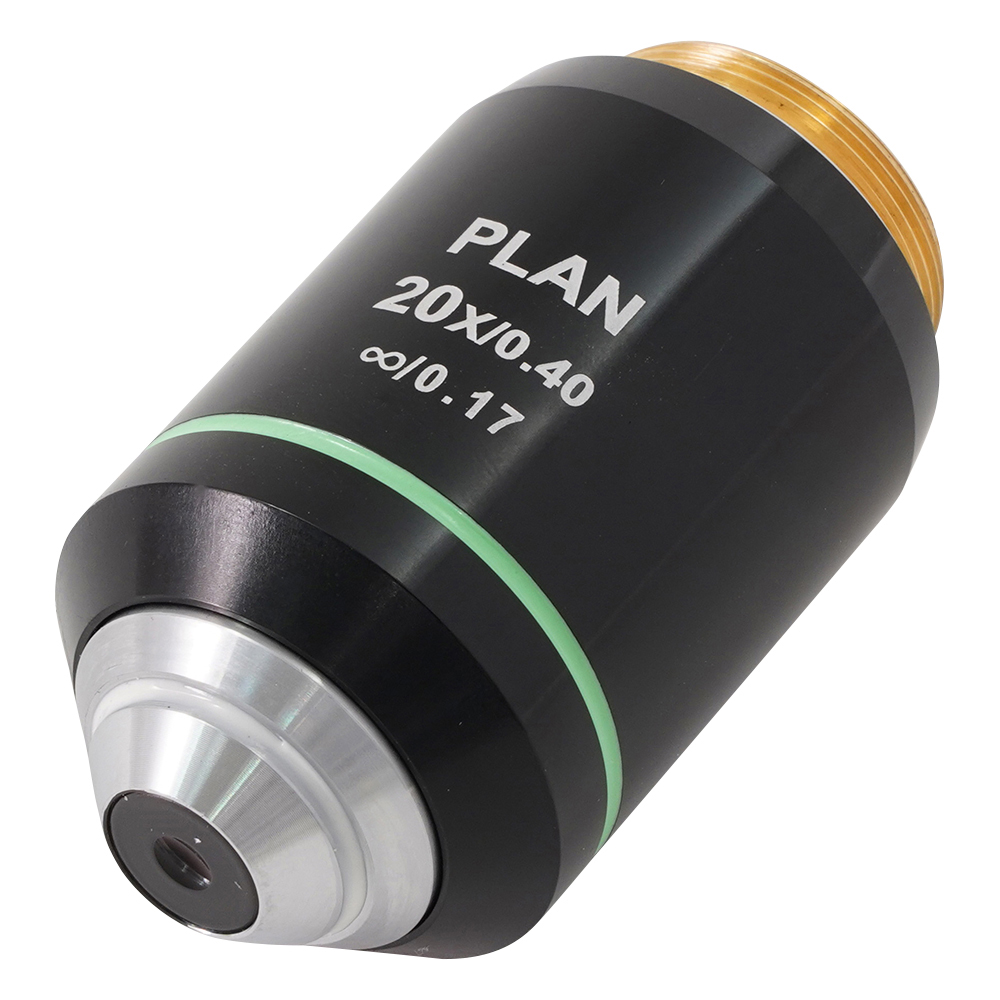 プラノレンズ生物顕微鏡　インフィニティ用　対物レンズ（倍率20×）画像