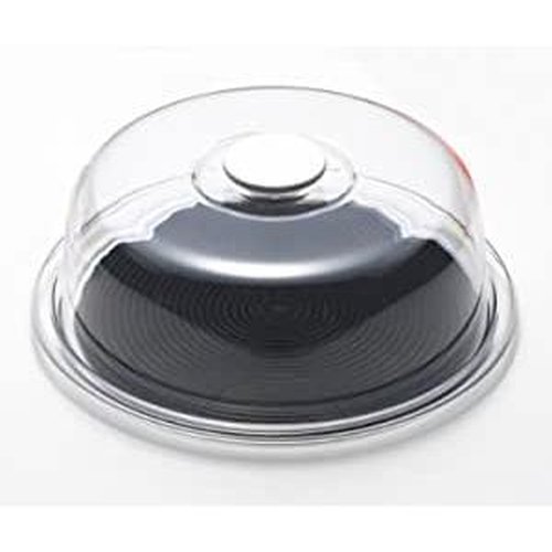 製菓・製パン用品 MT-1191 クリアラブリーハット 丸ケーキ大 ブラック画像