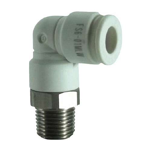 ﾀｯﾁｺﾈｸﾀｰﾌｧｲﾌﾞ ﾒｲﾙｴﾙﾎﾞ(ﾎﾜｲﾄﾎﾞﾃﾞｨｰ)6mm･R1/8 1個画像