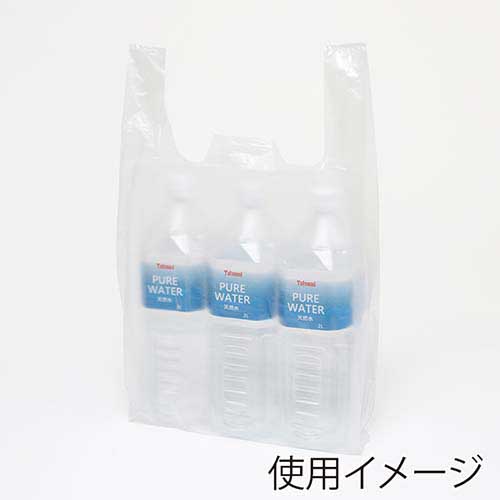 エンボス加工ありの便利なハンガータイプのレジ袋