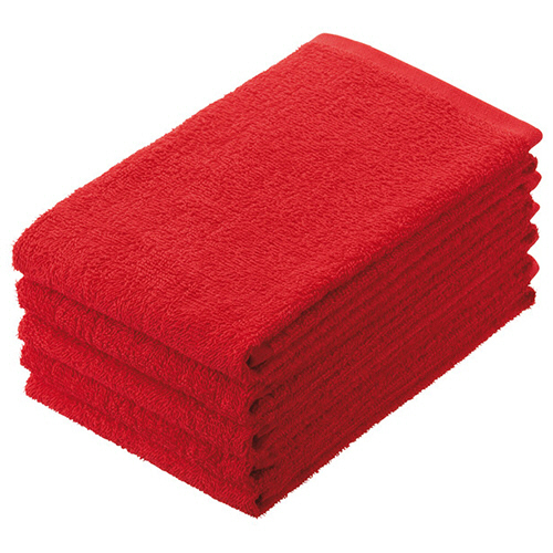 ﾌｪｲｽﾀｵﾙ ﾀﾞｰｸｶﾗｰ 赤 1ﾊﾟｯｸ(5枚)画像