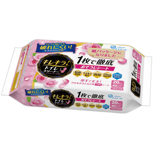 ｴﾘｴｰﾙ ｷﾚｷﾗ! ﾊｯﾋﾟｰﾛｰｽﾞの香り つめかえ用 1ﾊﾟｯｸ(20枚)