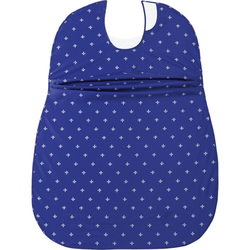 ﾌﾟﾗｽﾊｰﾄ こぼれにくい食事用ｴﾌﾟﾛﾝ ｻｲﾄﾞﾀｯｸ ﾈｲﾋﾞｰ 1枚画像