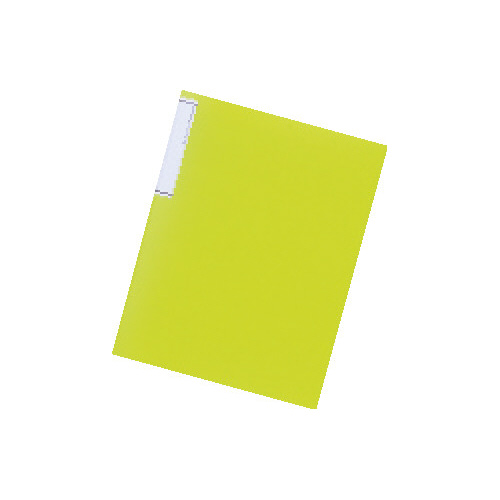 ＴＥＦＦＡクリヤーブック（スリム）Ａ４縦１０Ｐ黄緑画像