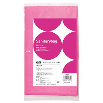 ｻﾆﾀﾘｰﾊﾞｯｸﾞ ﾋﾟﾝｸ 1ﾊﾟｯｸ(50枚)画像