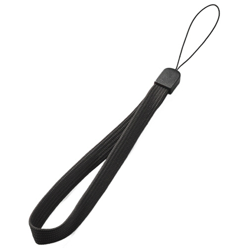 ｽﾏｰﾄﾌｫﾝ用ﾊﾝﾄﾞｽﾄﾗｯﾌﾟ ｽﾀﾝﾀﾞｰﾄﾞ ﾌﾞﾗｯｸ 1個