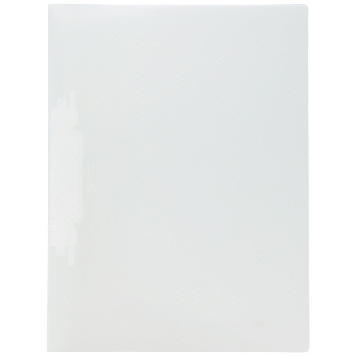 ﾙｰﾊﾟｰﾌｧｲﾙ(色透明表紙) A4ﾀﾃ 2穴 100枚収容 白 1ｾｯﾄ(100冊:5冊×20ﾊﾟｯｸ)画像