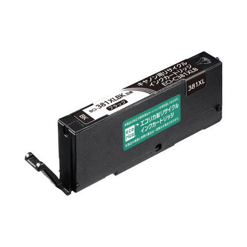 リサイクルインク　ＢＣＩ－３８１ＸＬＢＫ対応