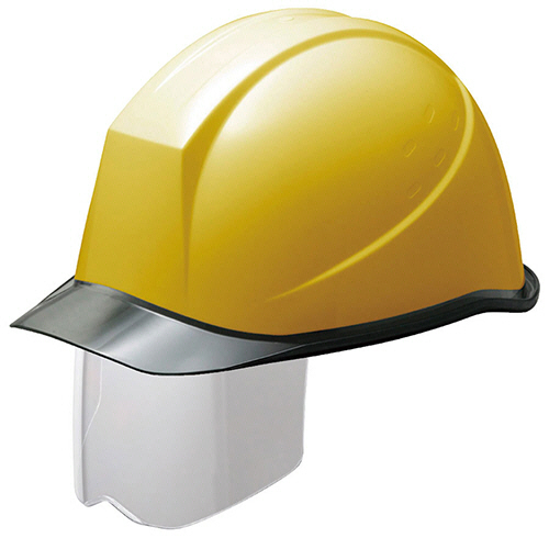 PC製ﾍﾙﾒｯﾄ(ｸﾘｱﾊﾞｲｻﾞｰ･ｼｰﾙﾄﾞ面･KP) SC-11PCL S RA-KP ｲｴﾛｰ/ｽﾓｰｸ 1個画像