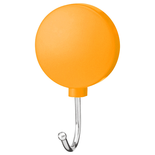 ﾌﾟﾗﾏｸﾞﾈｯﾄﾌｯｸ ｽｲﾝｸﾞ式 耐荷重約1kg 橙 1個画像