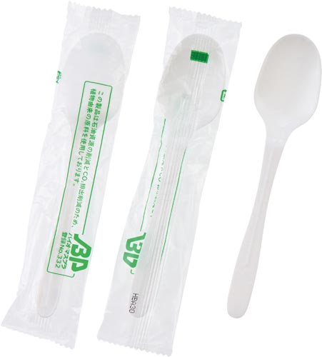 袋入りバイオプラスプーン　１００本画像