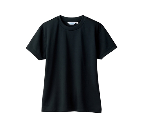 Ｔシャツ 男女兼用 半袖ネット付 黒画像