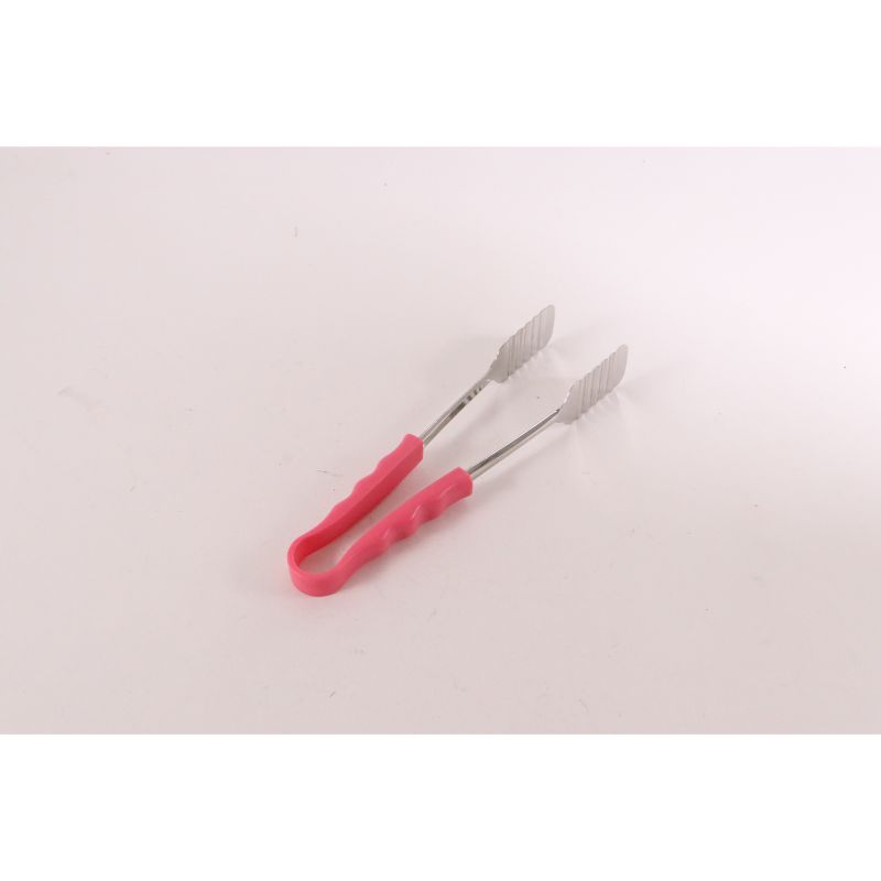 カラーケーキトングPP柄 ピンク 大泉合成画像