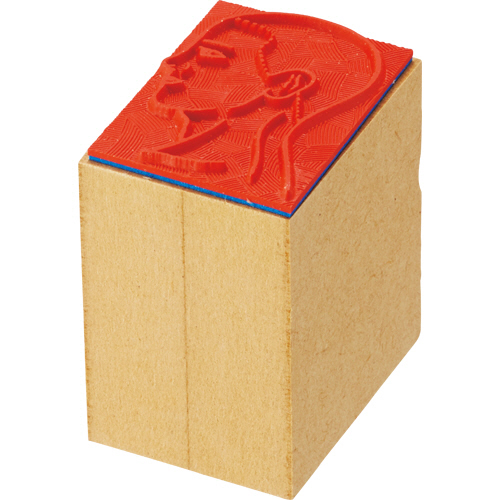 医学ｺﾞﾑ印 顔･右 小判 1個画像