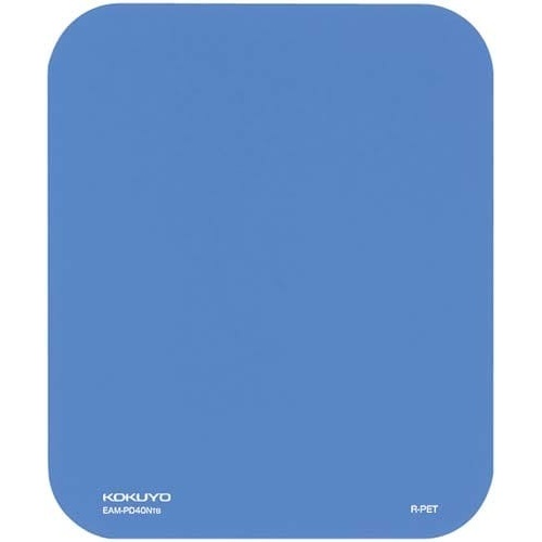 マウスパッド　再生ＰＥＴ　ブルー×５画像