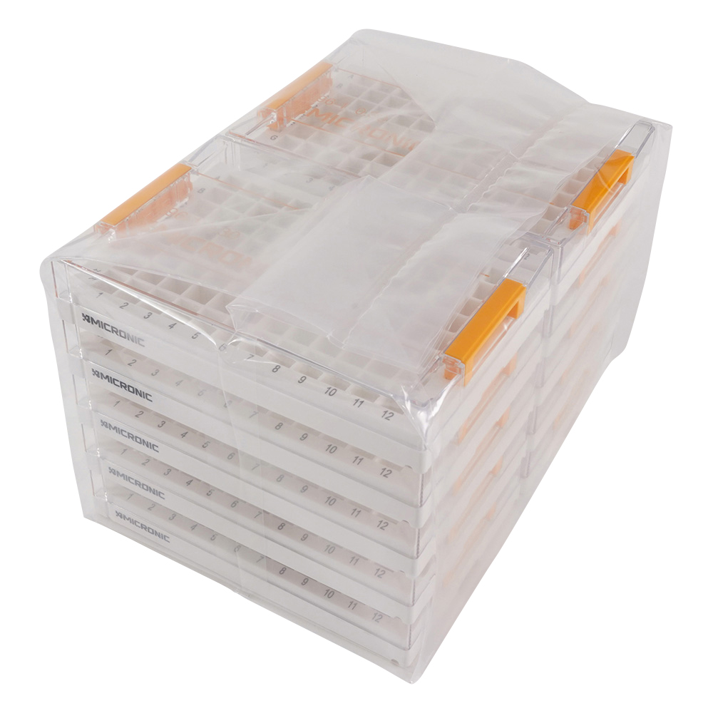 96well format用ラック Micronic96-1 low cover 1箱（10ラック入）画像
