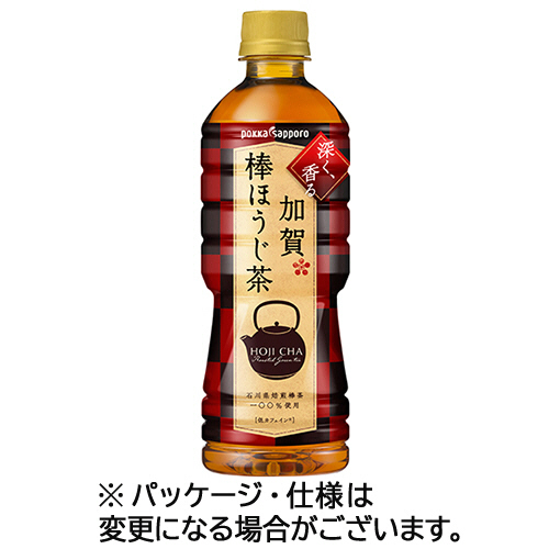加賀 棒ほうじ茶 525mL ﾍﾟｯﾄﾎﾞﾄﾙ 1ｹｰｽ(24本)画像