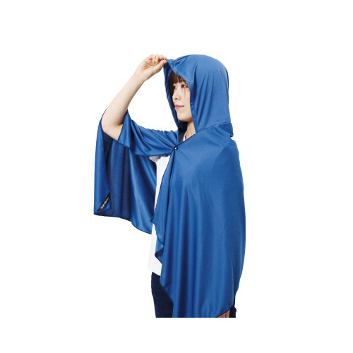 濡らして着る　クーリングポンチョ画像