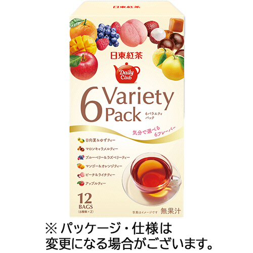 日東紅茶 ﾃﾞｲﾘｰｸﾗﾌﾞ 6ﾊﾞﾗｴﾃｨﾊﾟｯｸ 1箱(12ﾊﾞｯｸﾞ)