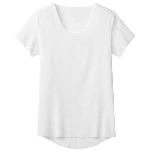 YG CUT OFF(きりっぱなし) ｸﾙｰﾈｯｸTｼｬﾂ ﾎﾜｲﾄ M 1着画像