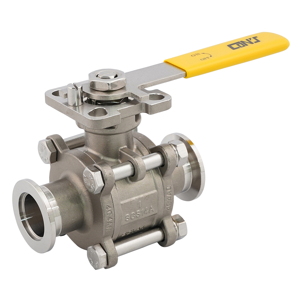 真空ボールバルブ　NWフランジ接続画像